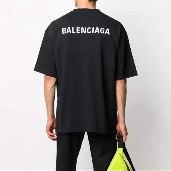 ❌SOLD❌ Mens Balenciaga Logo Print T-Shirt - S - Picture 5 of 7